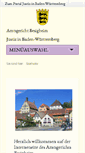 Mobile Screenshot of amtsgericht-besigheim.de