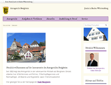 Tablet Screenshot of amtsgericht-besigheim.de